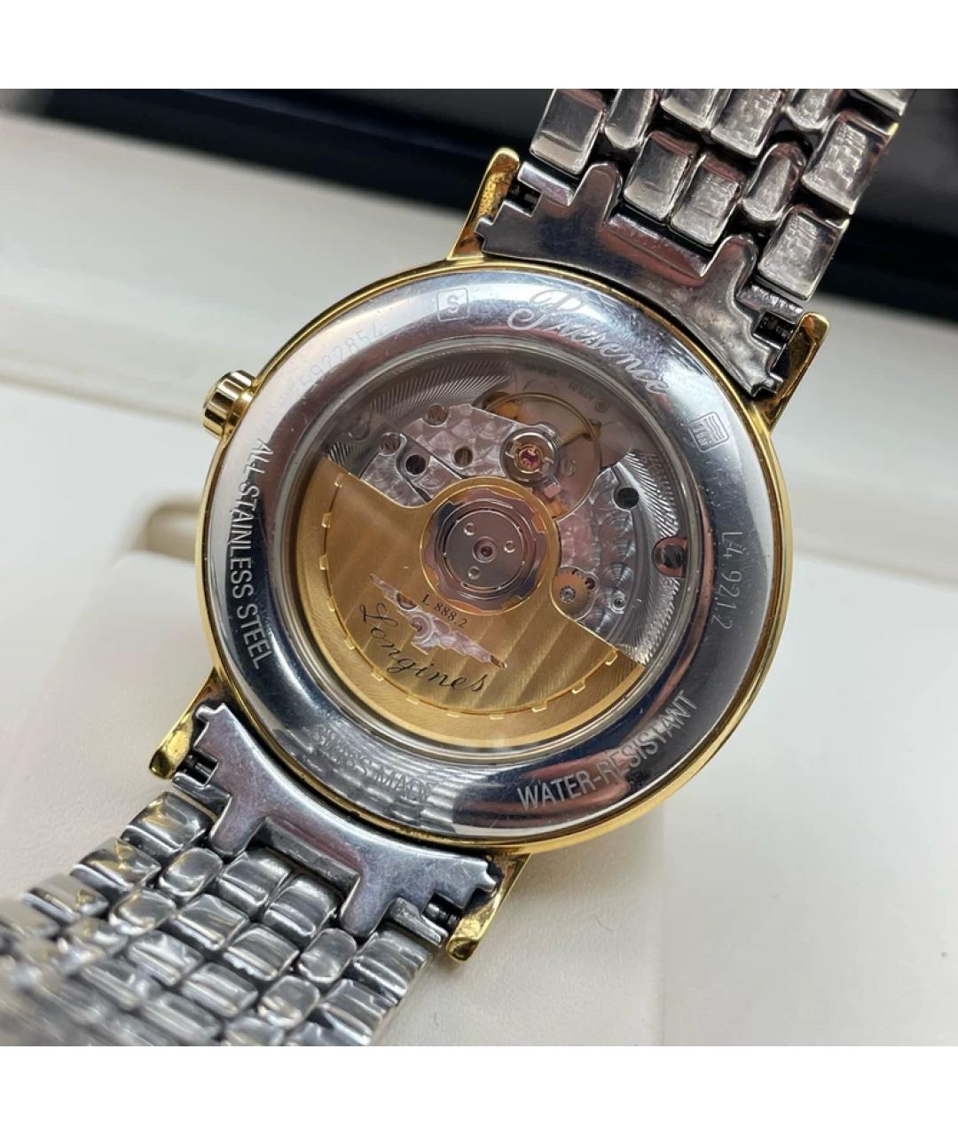 LONGINES Белые металлические часы, фото 4