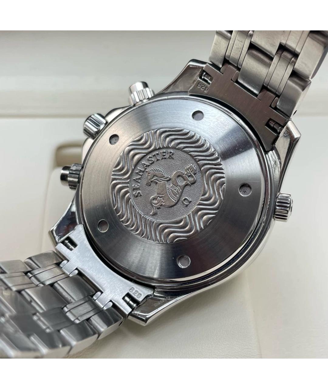 OMEGA Синие металлические часы, фото 4