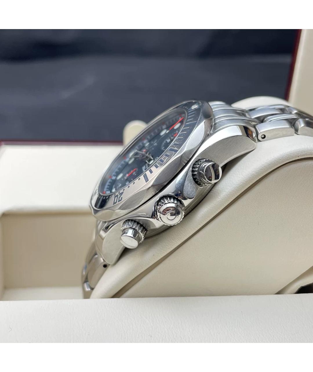 OMEGA Синие металлические часы, фото 5