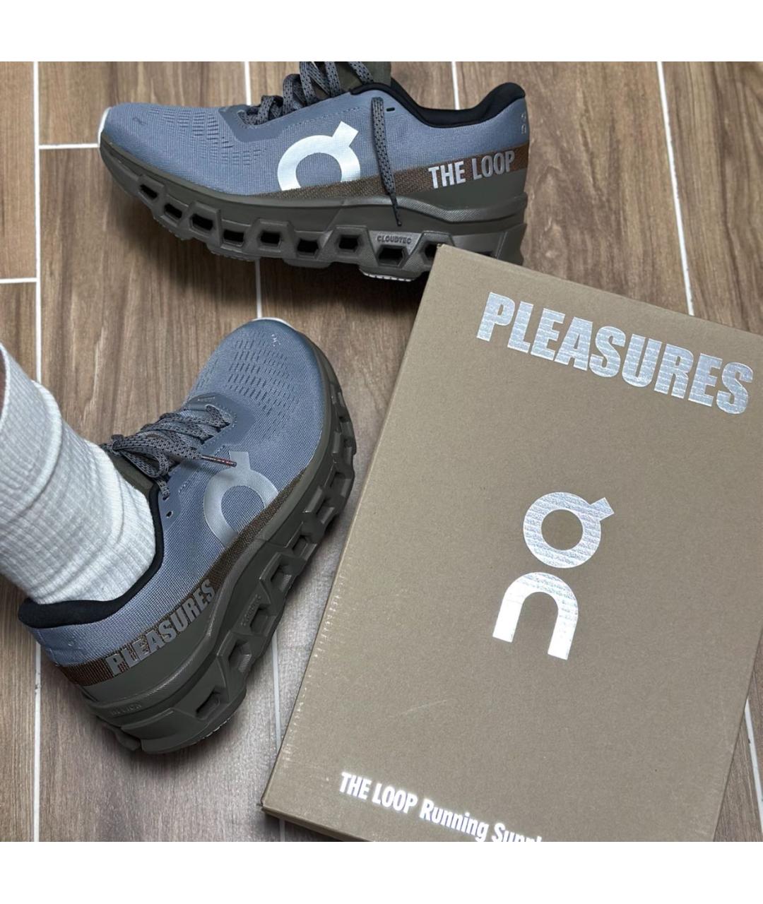 ON Серые низкие кроссовки / кеды, фото 5
