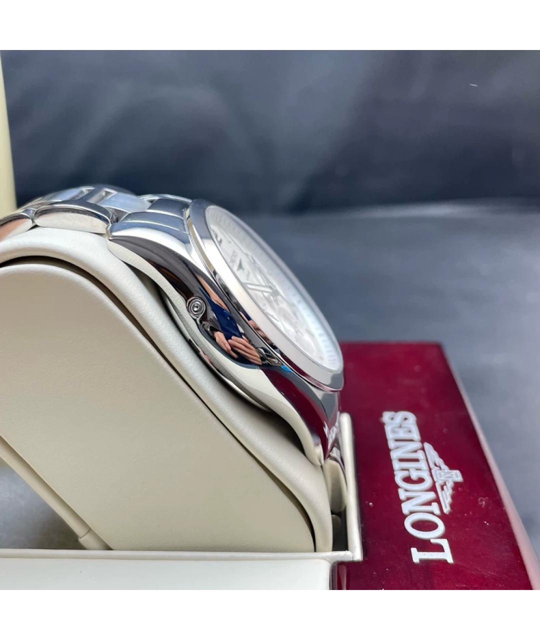 LONGINES Серебряные металлические часы, фото 6