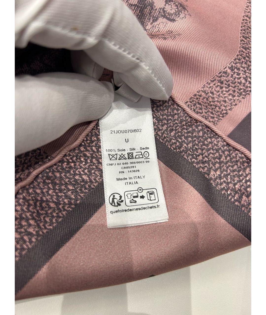 CHRISTIAN DIOR Мульти шелковый платок, фото 6