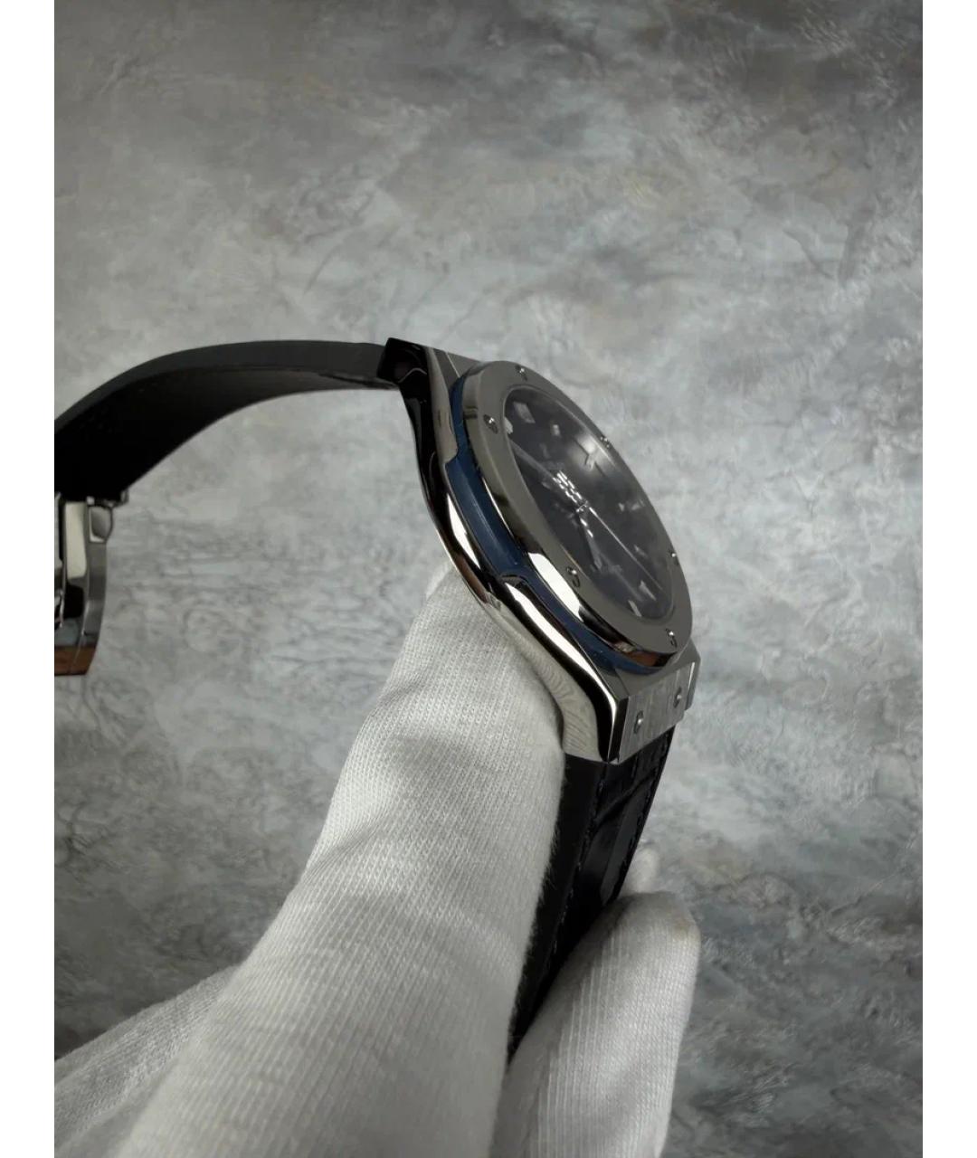 HUBLOT Синие металлические часы, фото 5