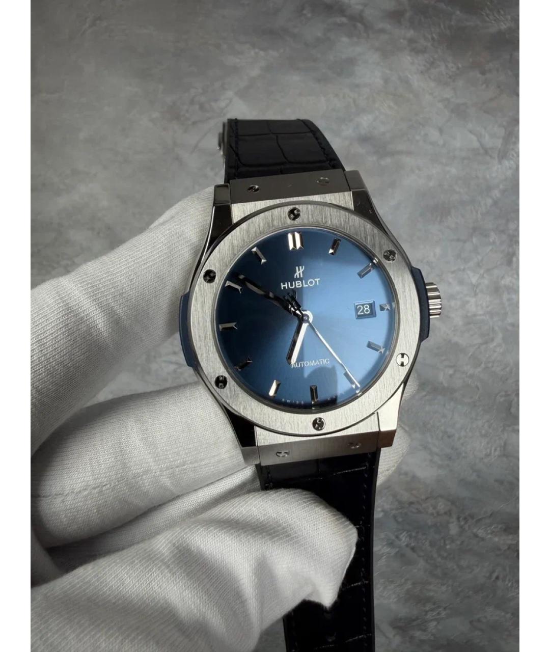 HUBLOT Синие металлические часы, фото 2