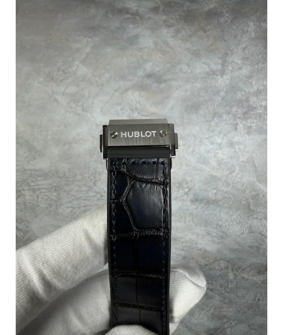 HUBLOT Синие металлические часы, фото 6