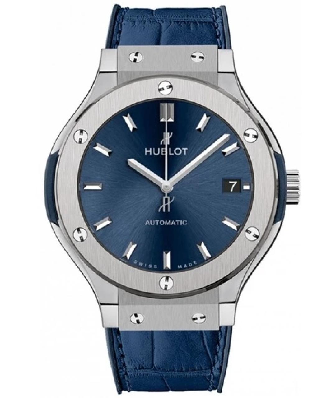 HUBLOT Синие металлические часы, фото 1