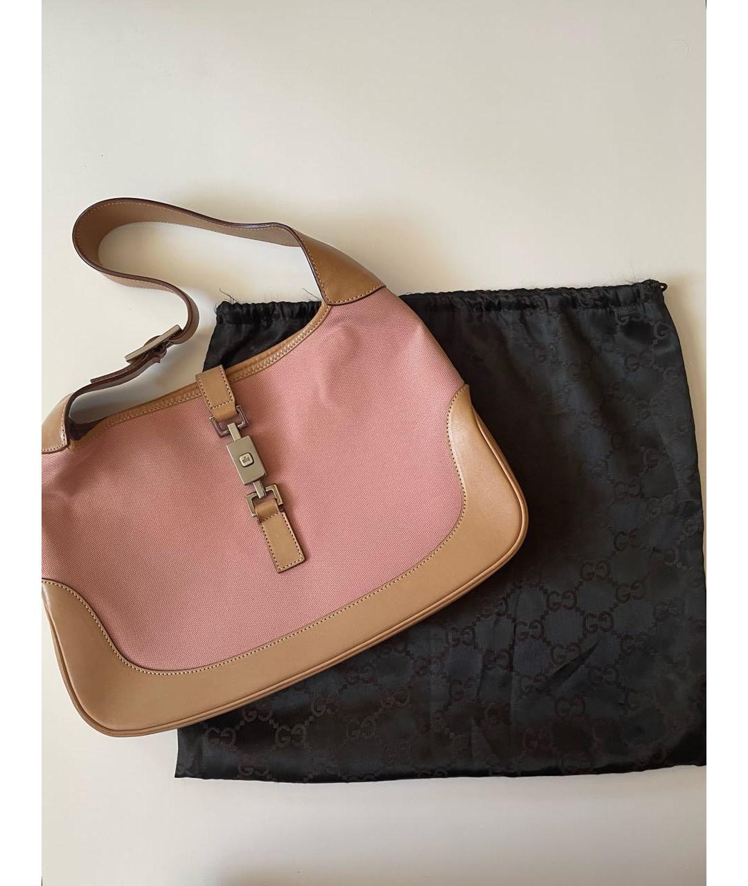 GUCCI Розовая сумка с короткими ручками, фото 2