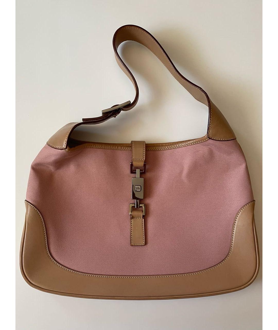 GUCCI Розовая сумка с короткими ручками, фото 9