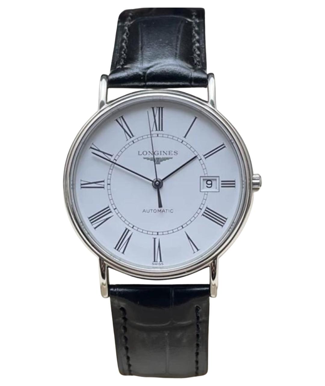 LONGINES Белые металлические часы, фото 1