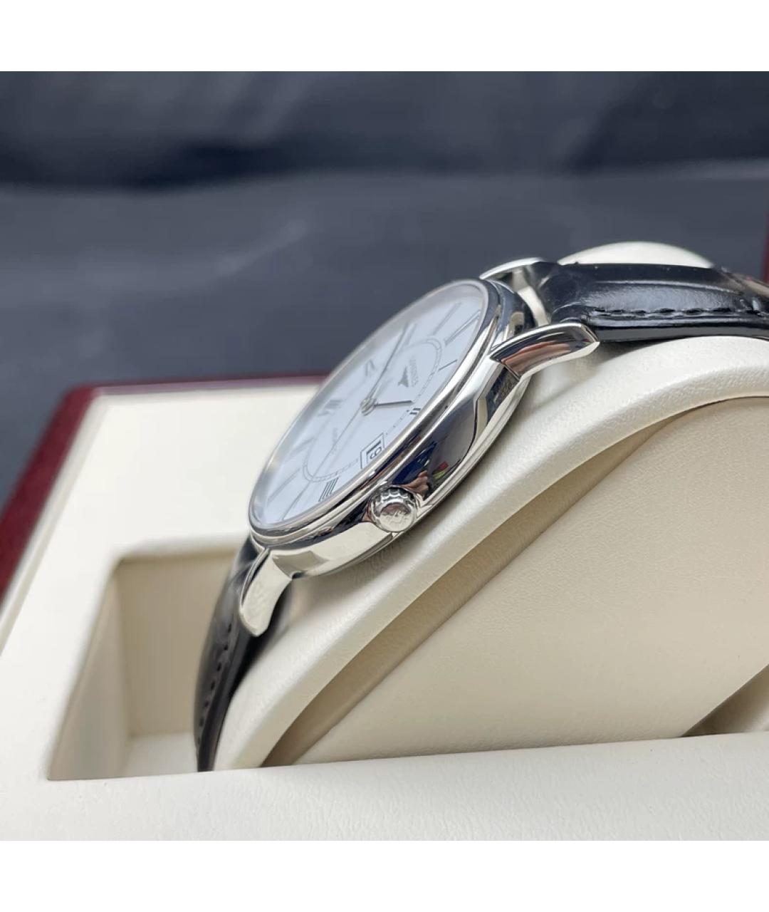 LONGINES Белые металлические часы, фото 5