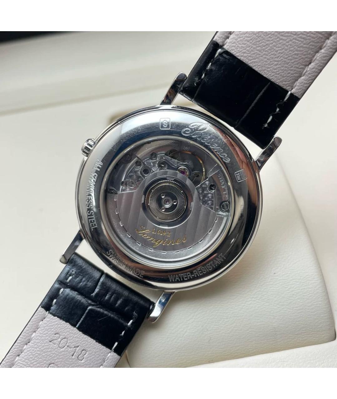 LONGINES Белые металлические часы, фото 4