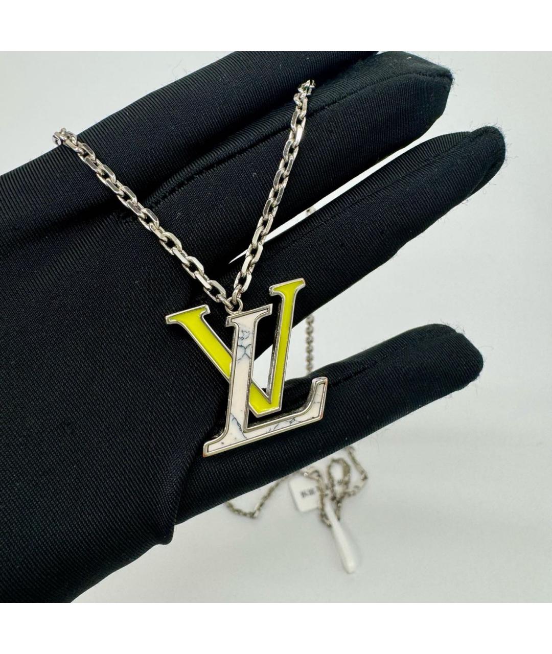 LOUIS VUITTON Серебряное колье, фото 4