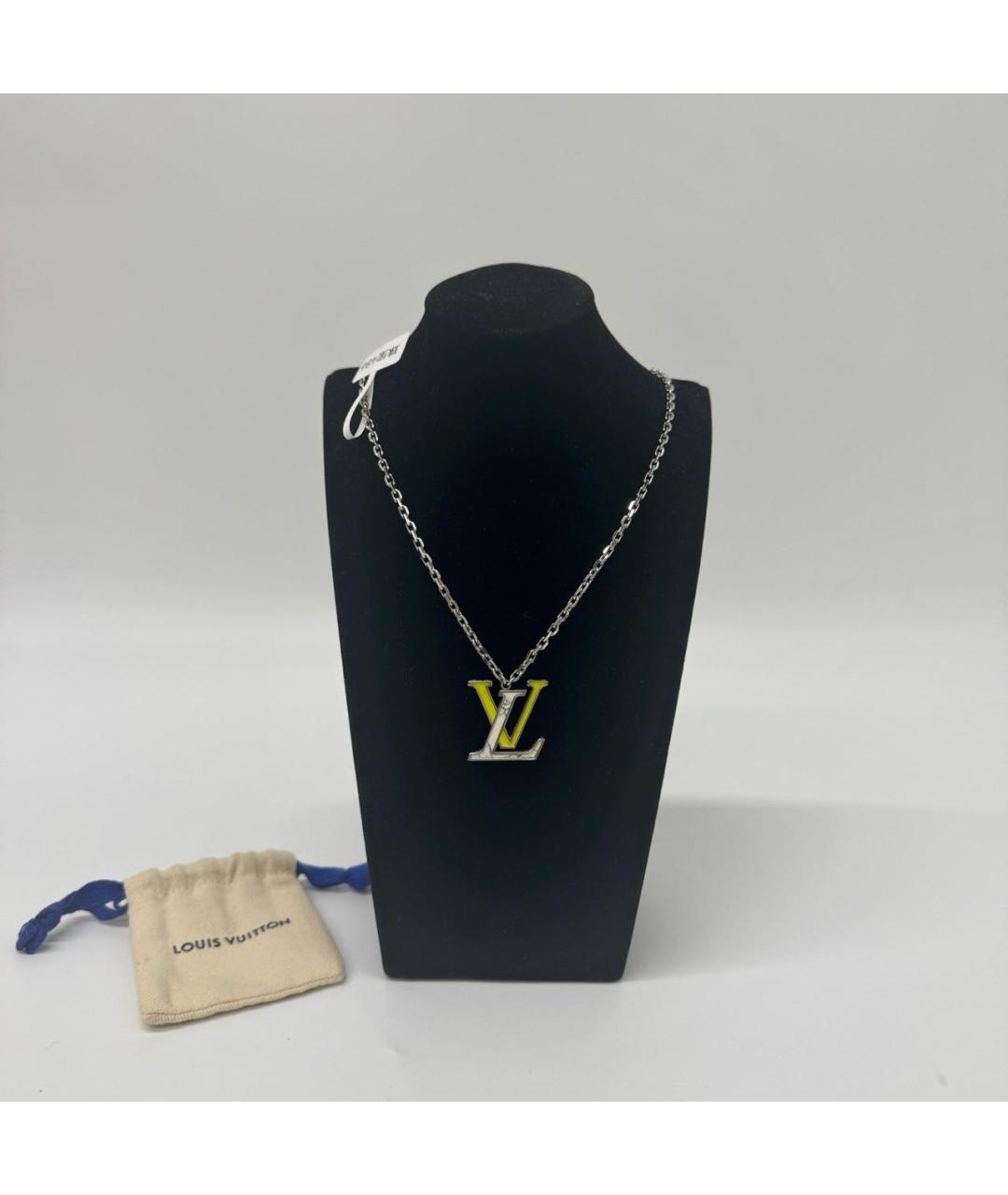 LOUIS VUITTON Серебряное колье, фото 8