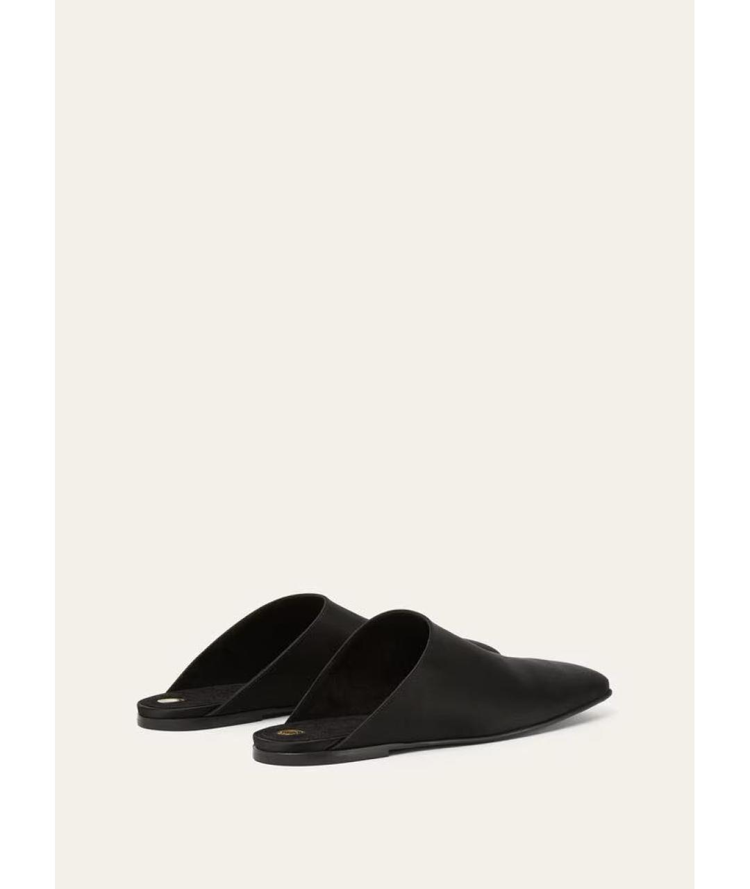 LORO PIANA Черные мюли, фото 6