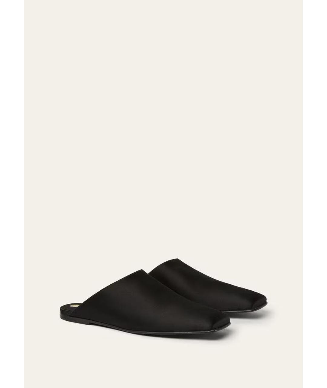 LORO PIANA Черные мюли, фото 7