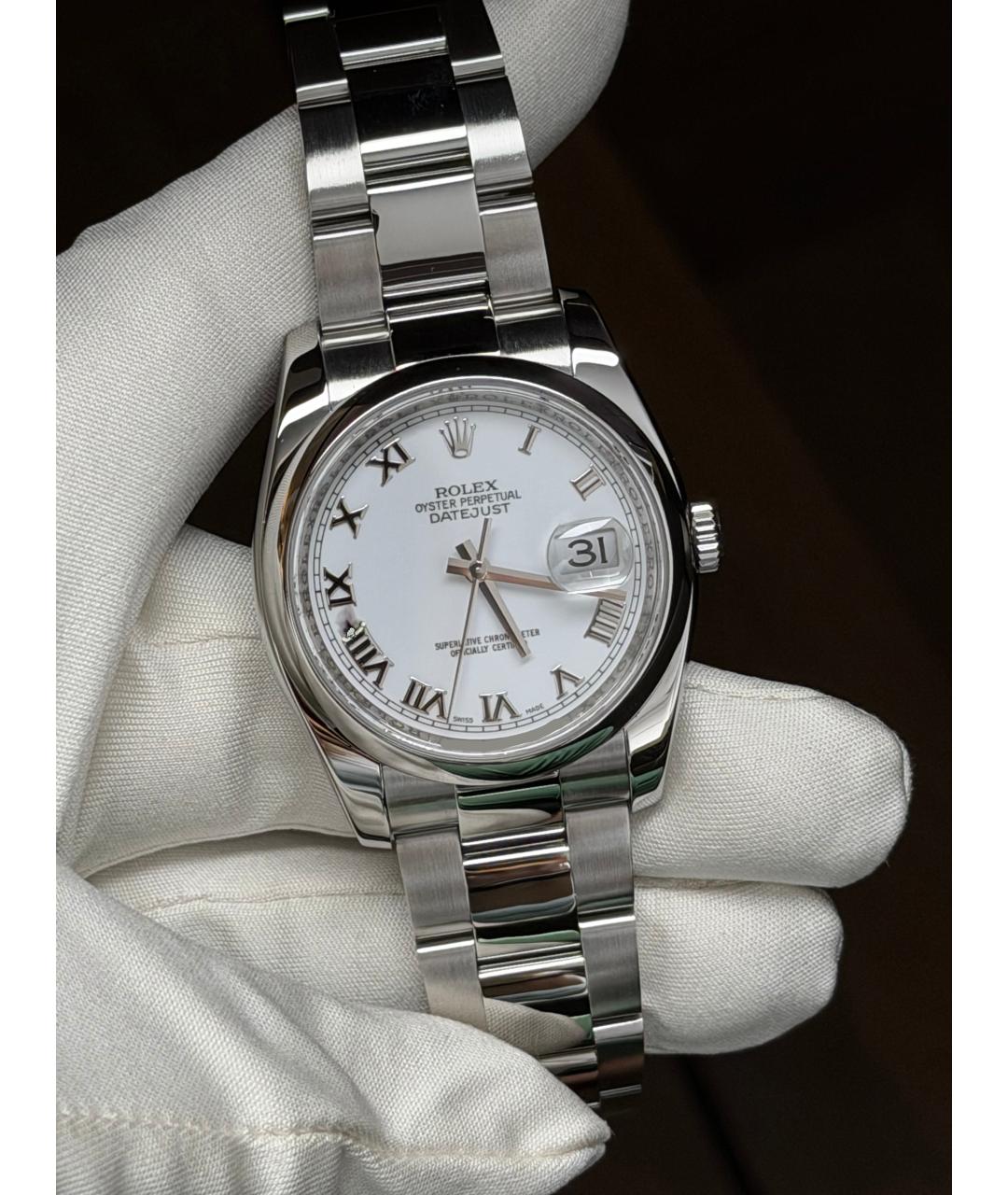 ROLEX Белые часы, фото 2