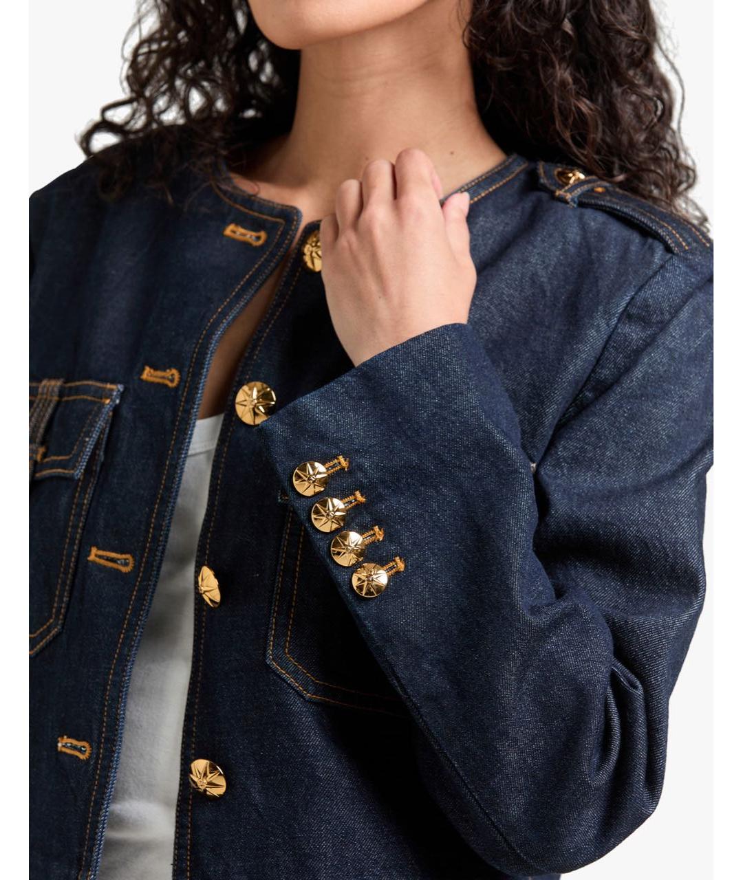 ZIMMERMANN Синяя деним куртка, фото 3