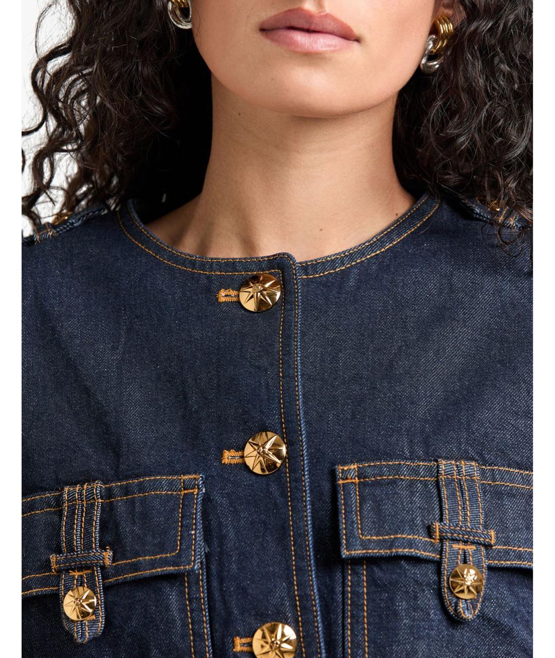 ZIMMERMANN Синяя деним куртка, фото 5