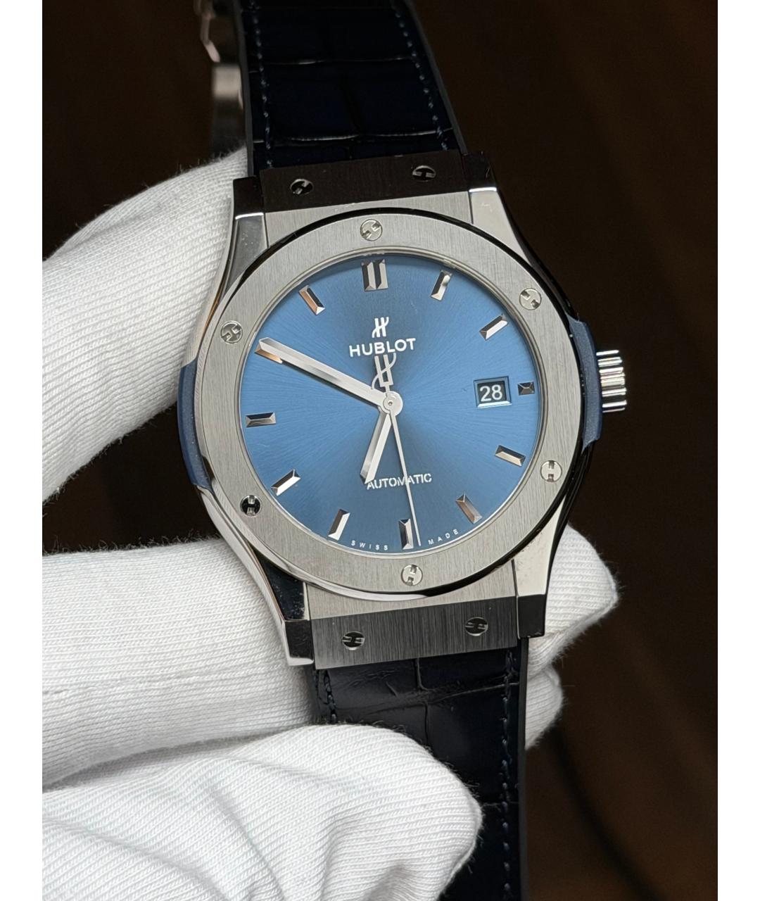 HUBLOT Темно-синие часы, фото 2