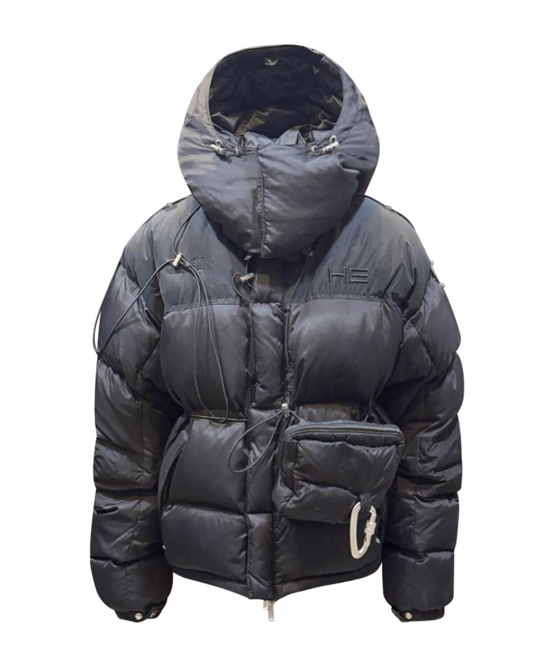 HELIOT EMIL Черный полиэстеровый пуховик, фото 1