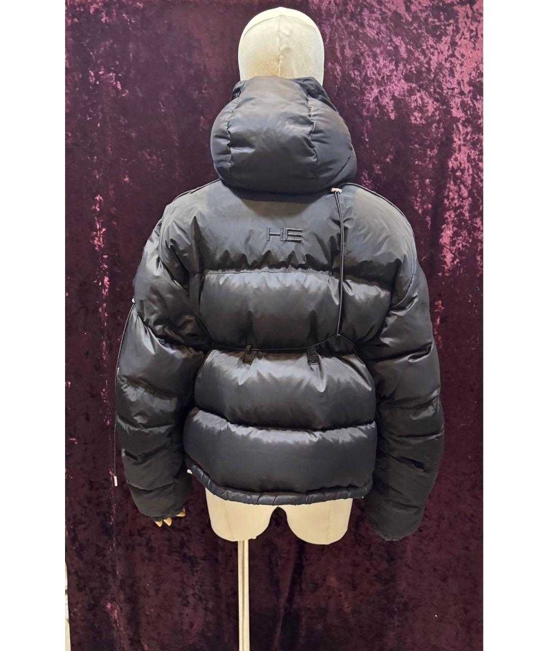 HELIOT EMIL Черный полиэстеровый пуховик, фото 2