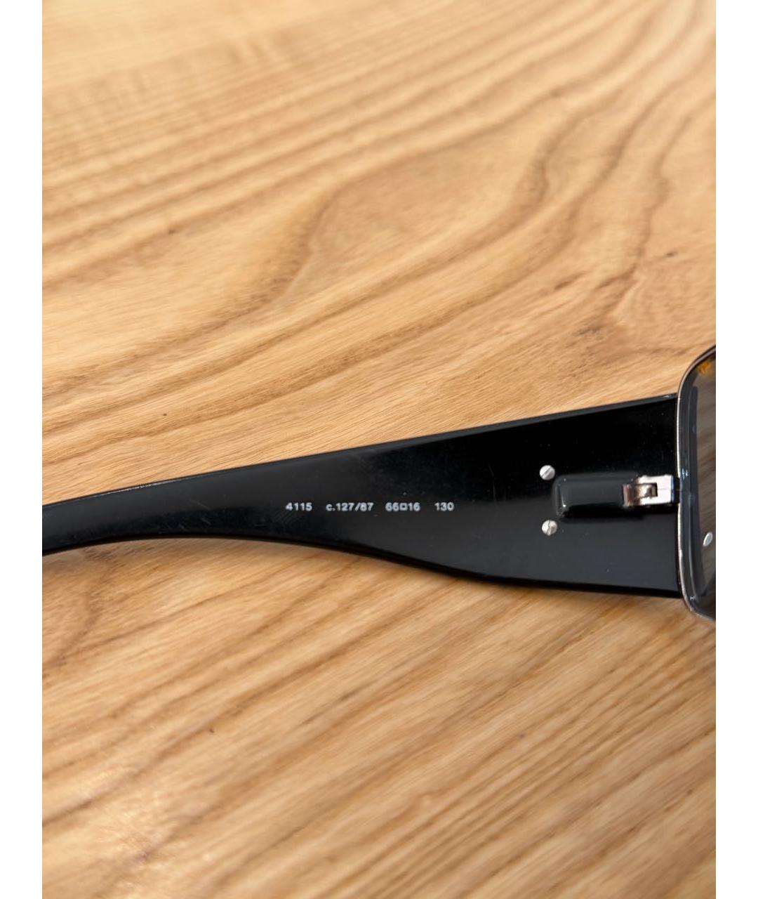 CHANEL Черные пластиковые солнцезащитные очки, фото 5