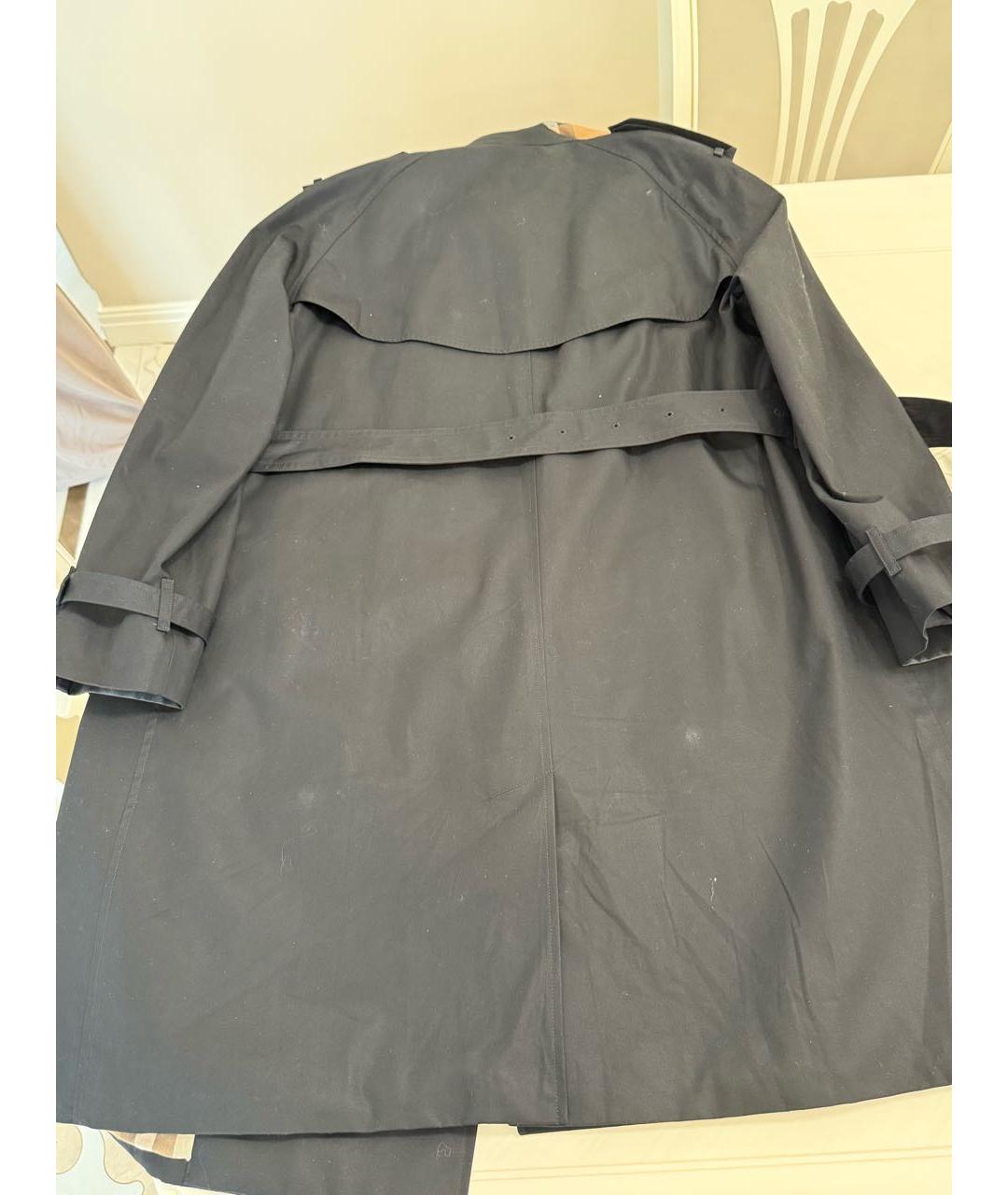 BURBERRY Черный тренч/плащ, фото 2