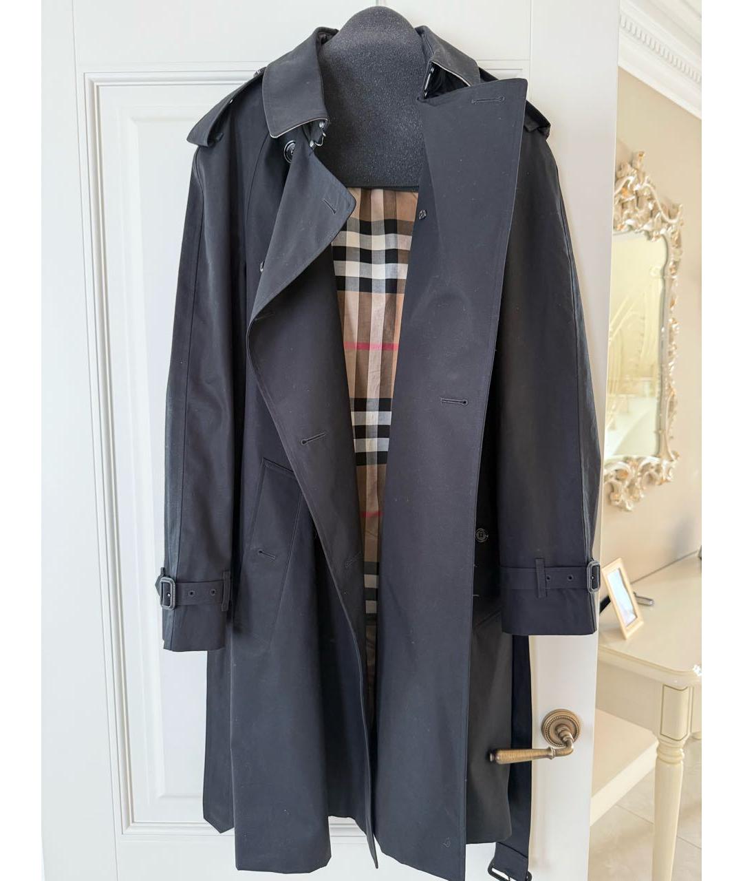 BURBERRY Черный тренч/плащ, фото 4