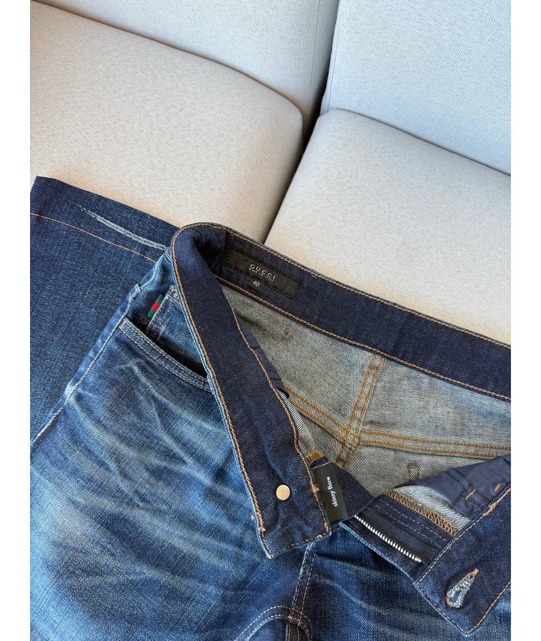 GUCCI Джинсы клеш, фото 6