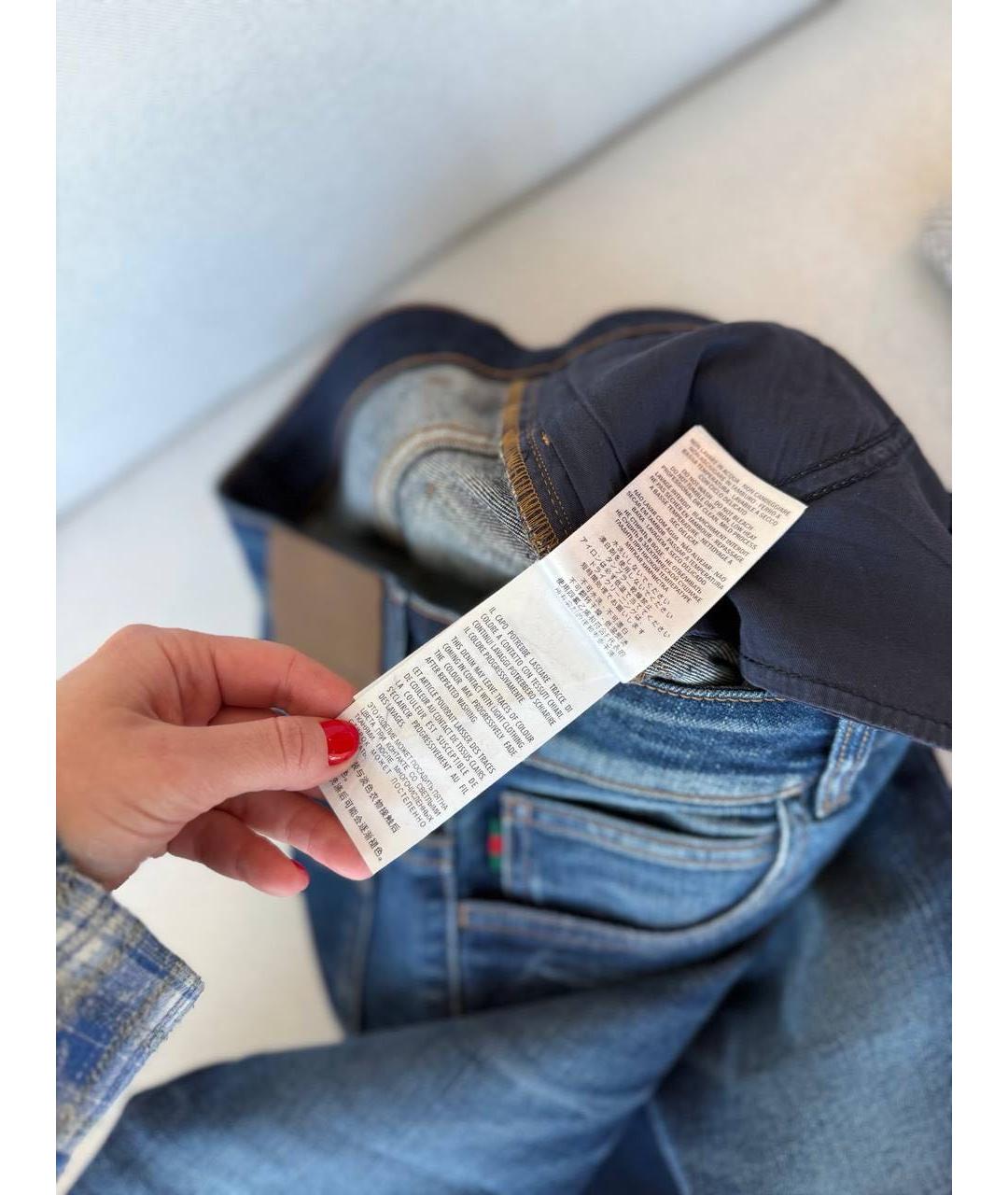 GUCCI Джинсы клеш, фото 5