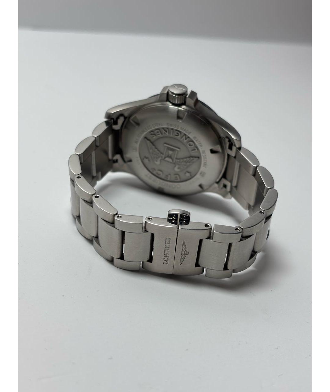 LONGINES Серые стальные часы, фото 2