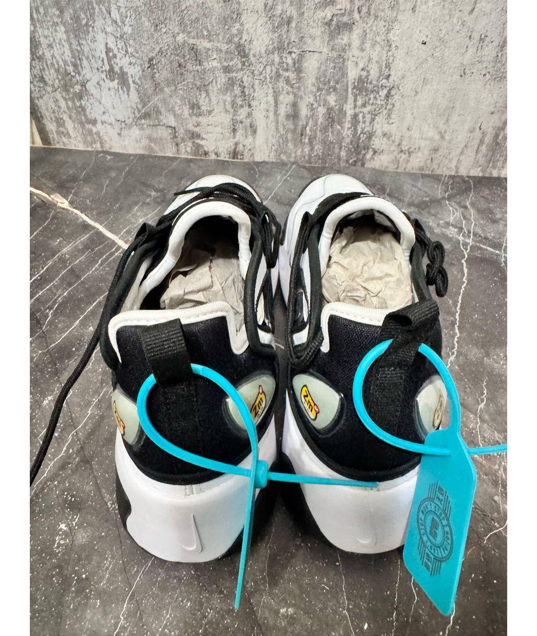 NIKE Белые кожаные низкие кроссовки / кеды, фото 4