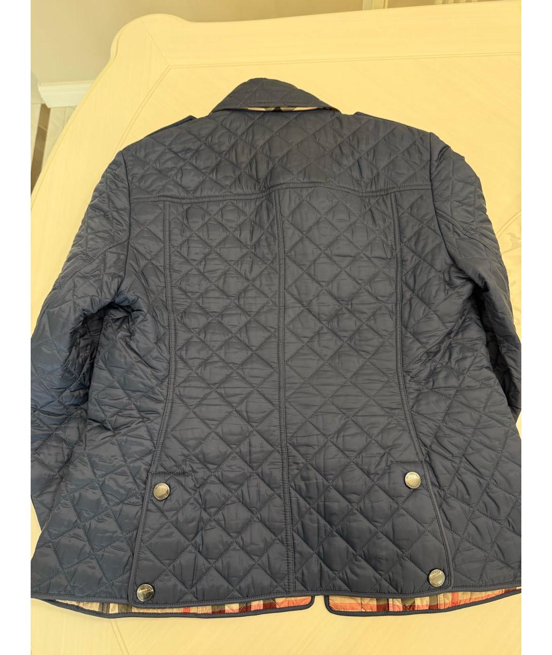 BURBERRY Темно-синяя куртка, фото 2