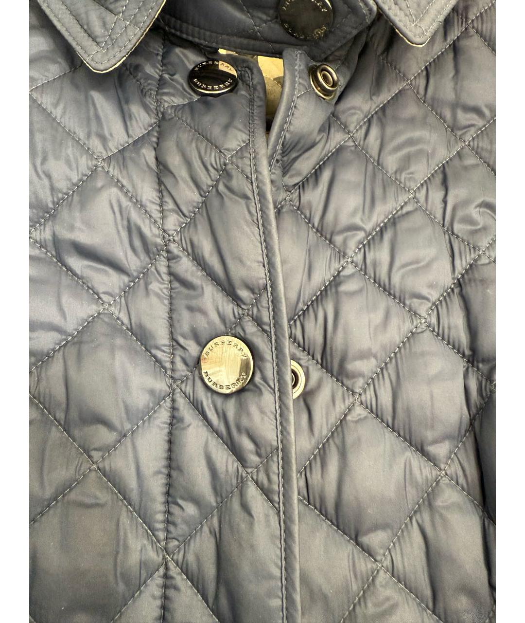 BURBERRY Темно-синяя куртка, фото 4
