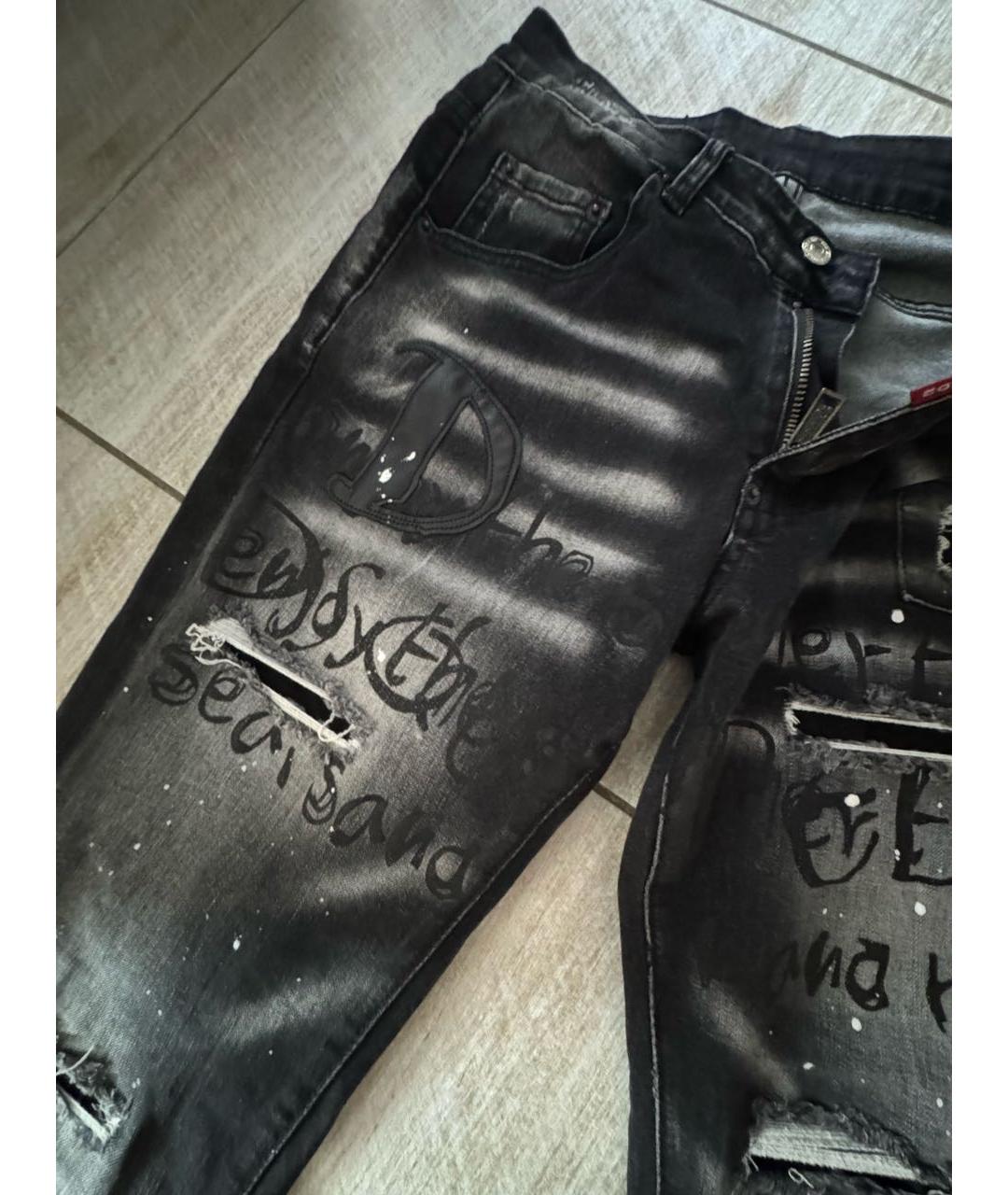 DSQUARED2 Антрацитовые джинсы скинни, фото 4