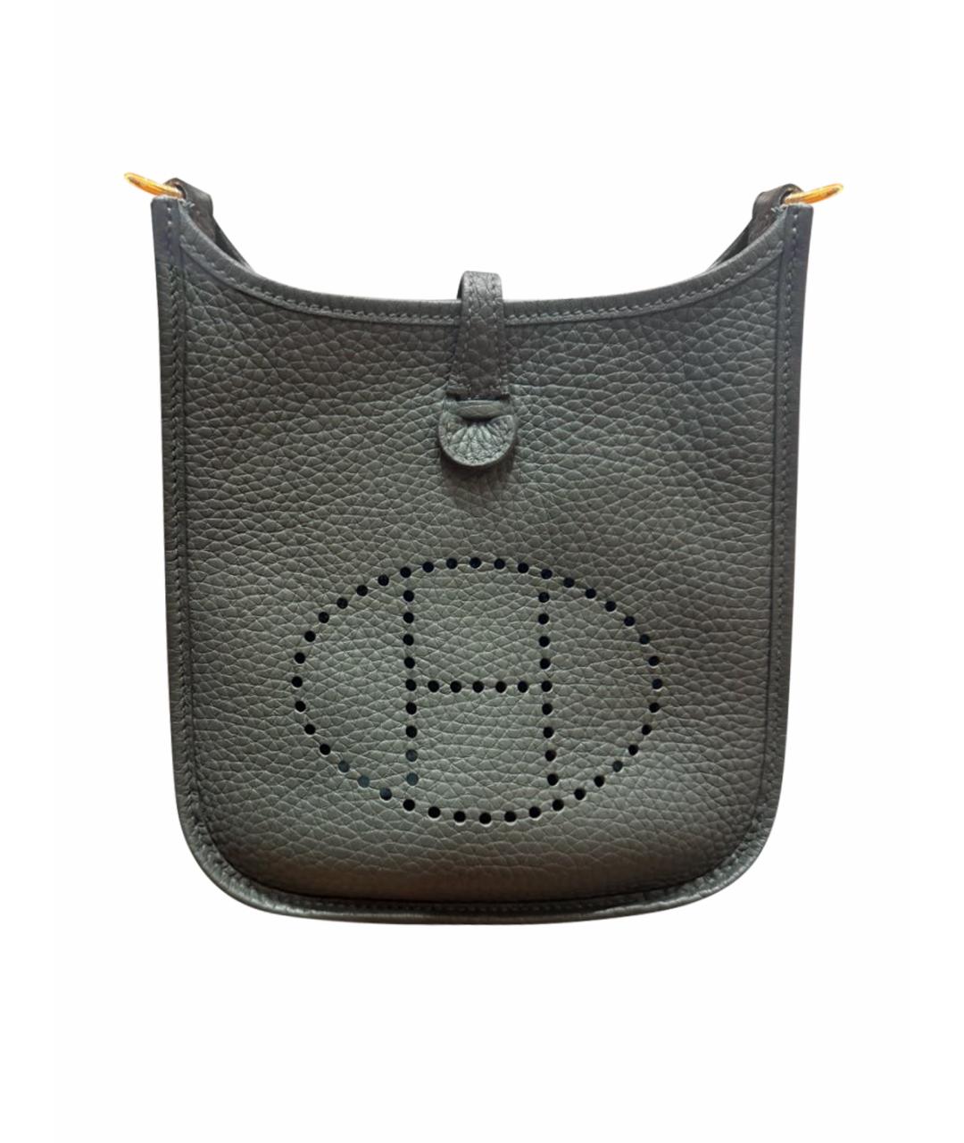 HERMES Зеленая кожаная сумка через плечо, фото 1