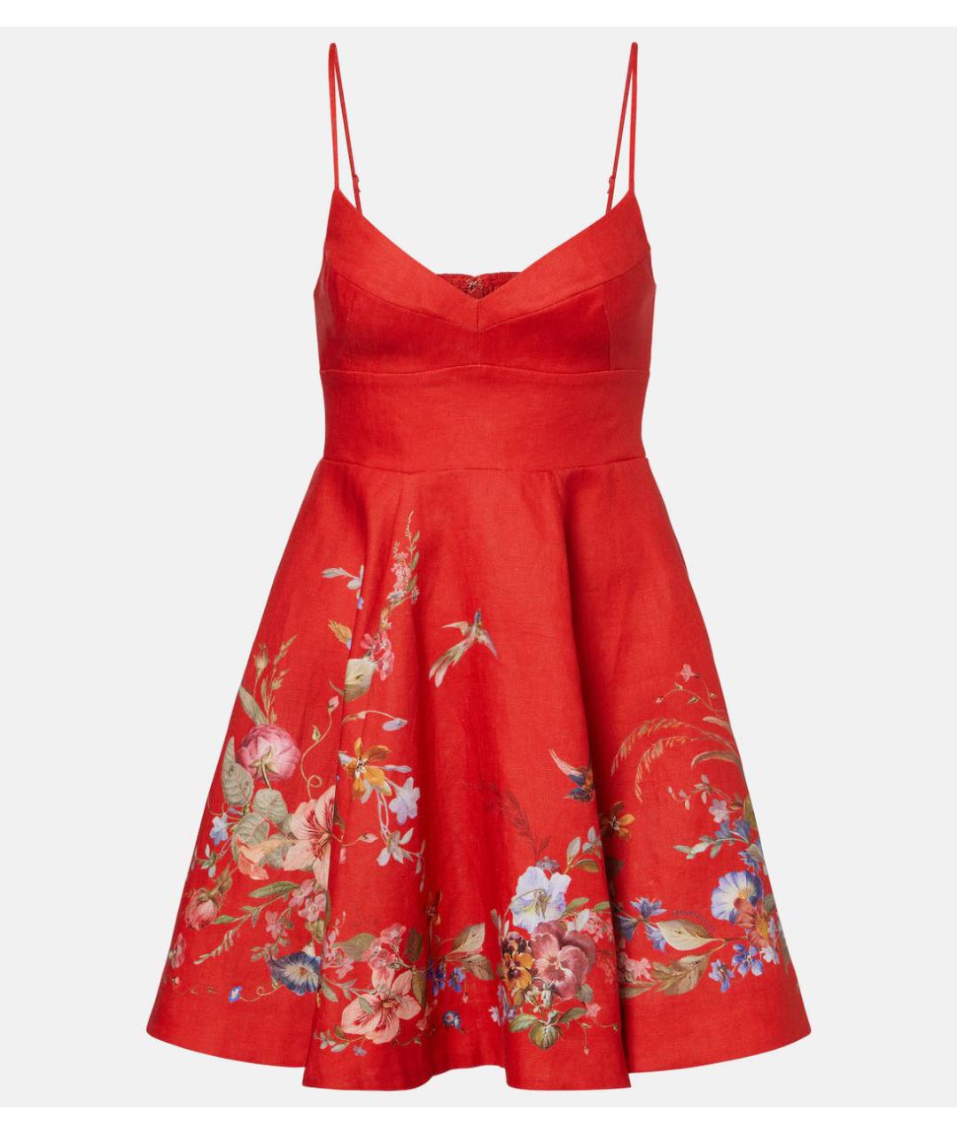 ZIMMERMANN Красное коктейльное платье, фото 6
