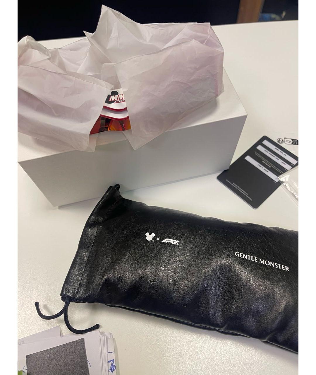 GENTLE MONSTER Красные пластиковые солнцезащитные очки, фото 3