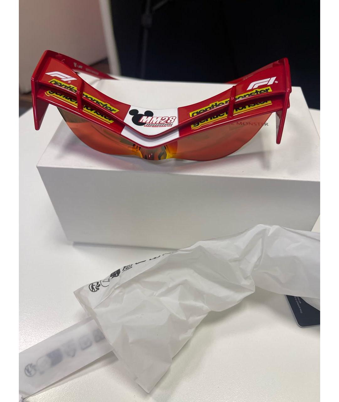 GENTLE MONSTER Красные пластиковые солнцезащитные очки, фото 2