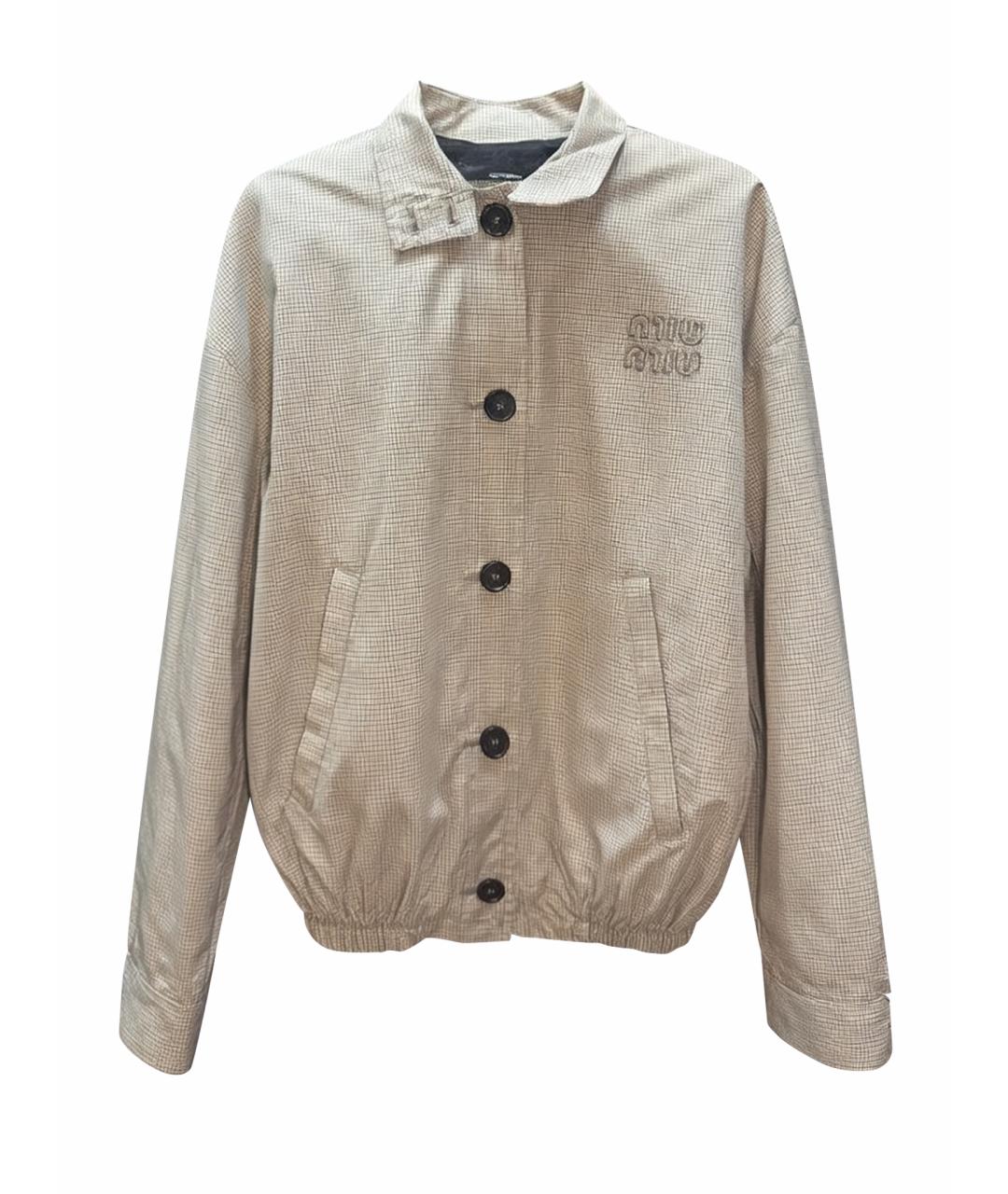 MIU MIU Мульти полиэстеровая куртка, фото 1