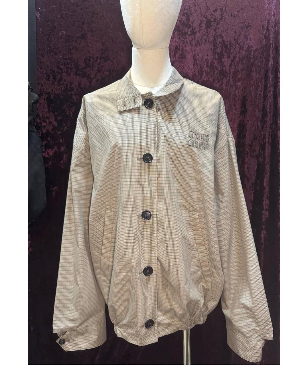 MIU MIU Мульти полиэстеровая куртка, фото 8