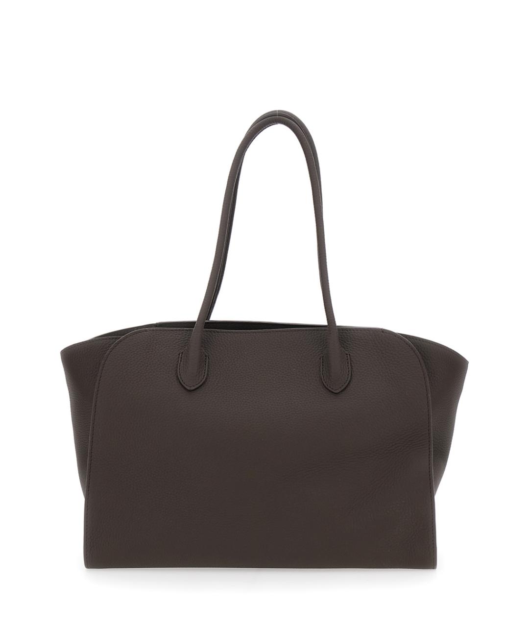 THE ROW Коричневая кожаная сумка тоут, фото 1