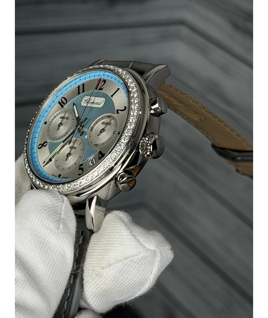 CHOPARD Голубые часы, фото 5