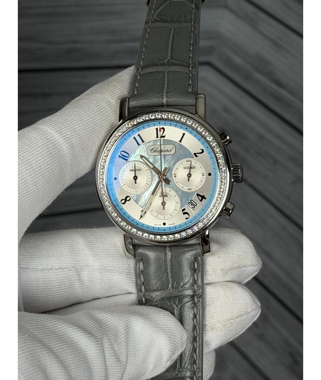 CHOPARD Голубые часы, фото 2