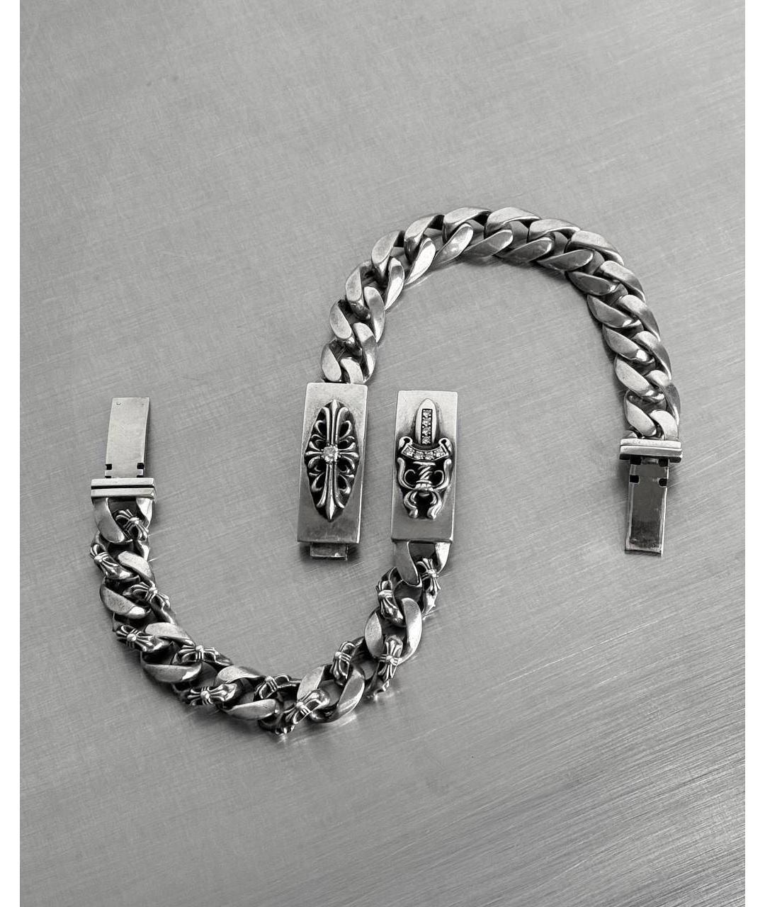 CHROME HEARTS Серебряный серебряный браслет, фото 3