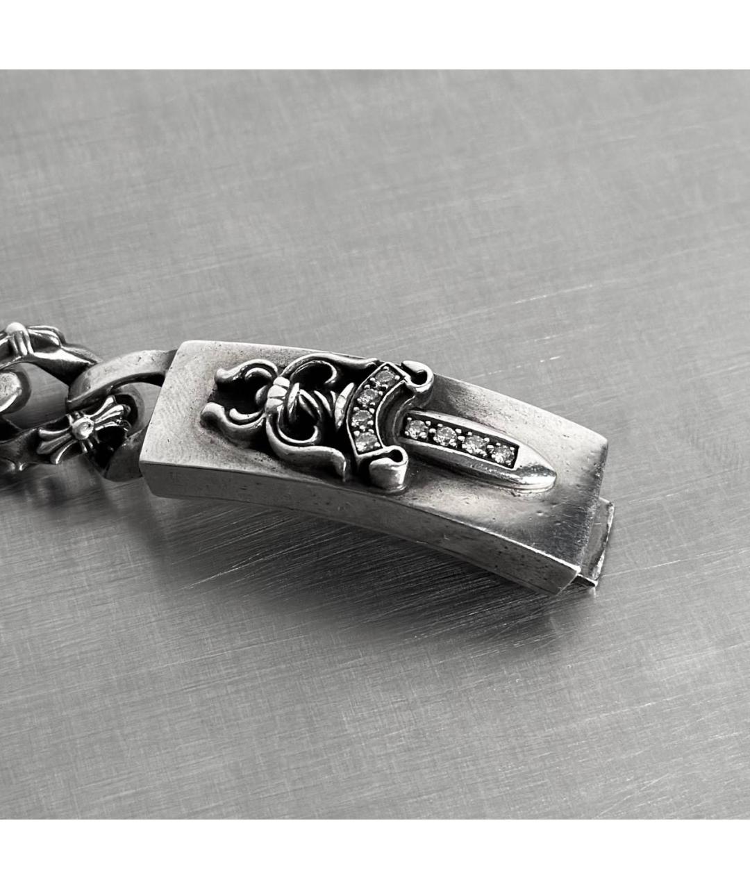 CHROME HEARTS Серебрянный серебряный браслет, фото 4