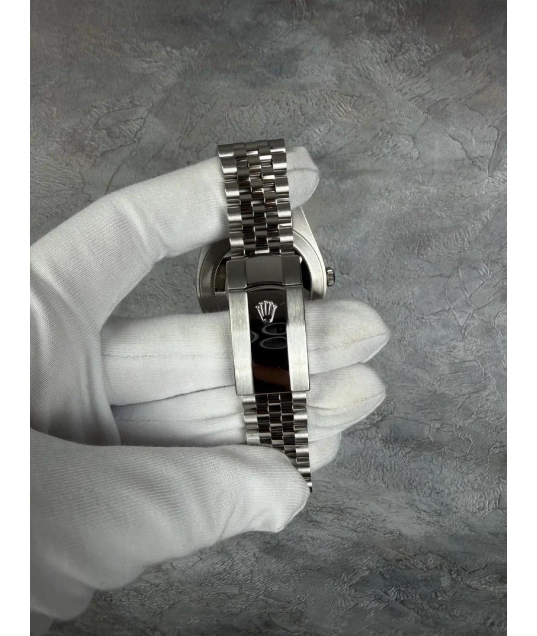 ROLEX Синие металлические часы, фото 6