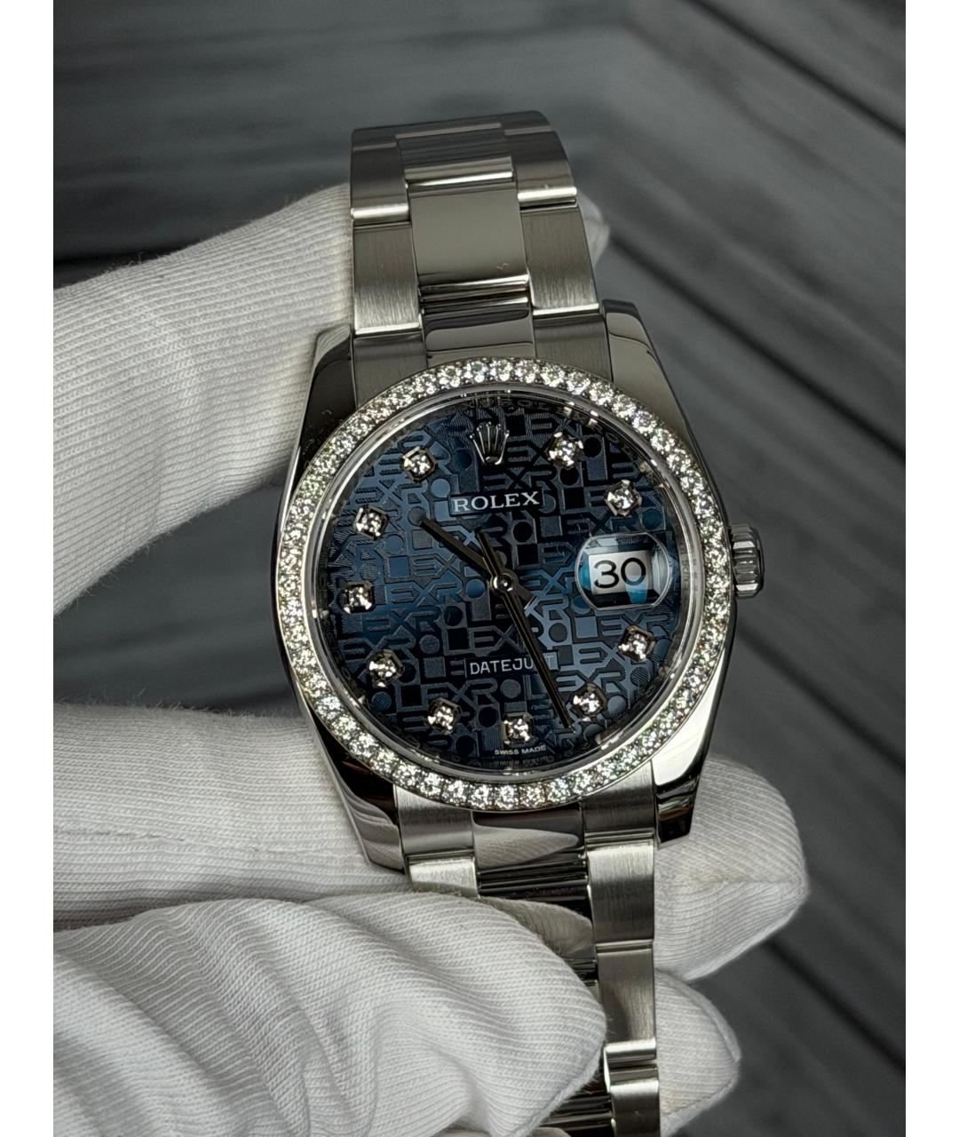 ROLEX Темно-синие часы, фото 2