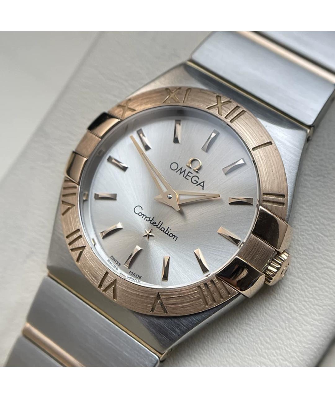 OMEGA Серебряные часы из розового золота, фото 2