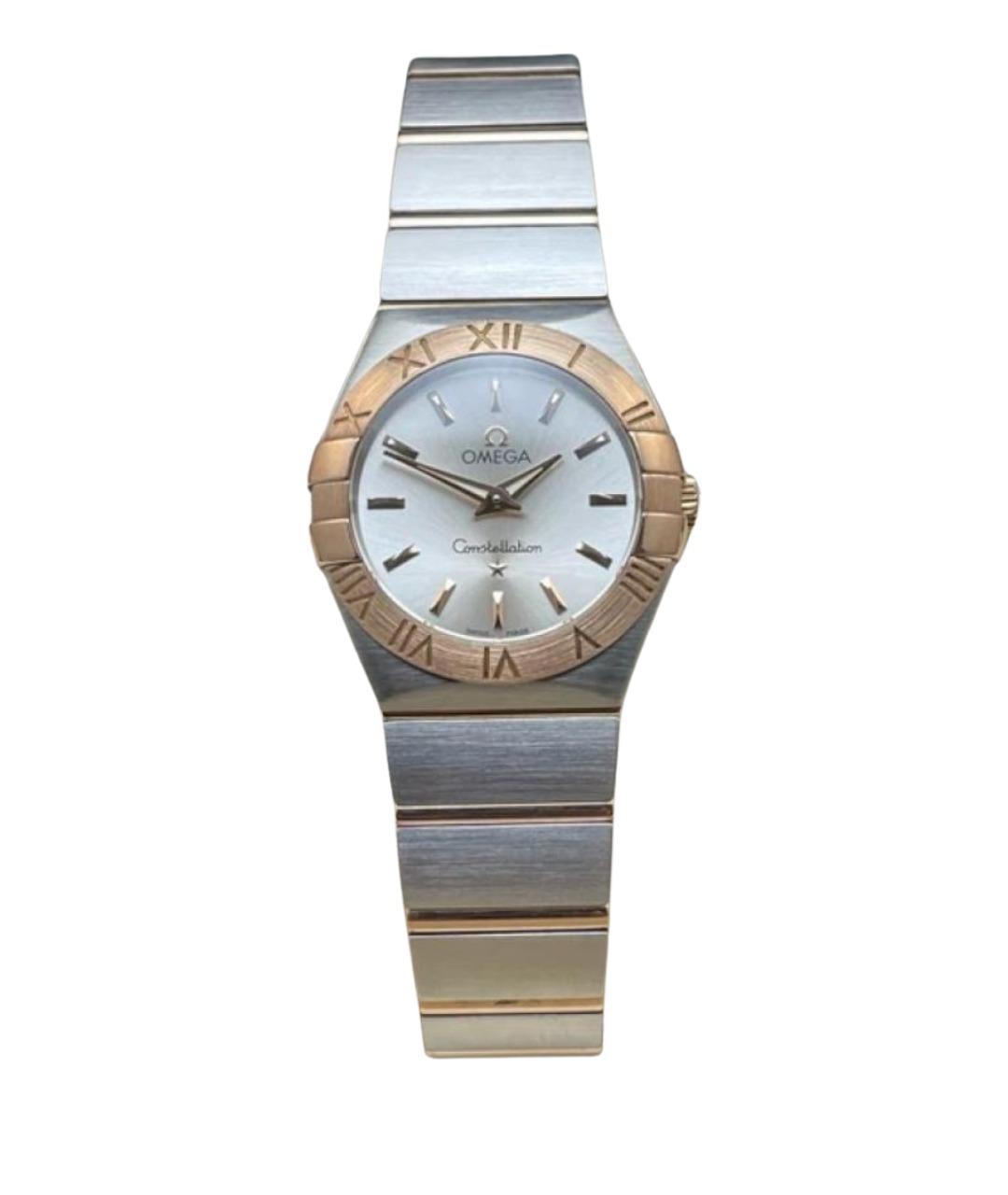 OMEGA Серебряные часы из розового золота, фото 1